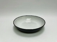 BLACK PORCELAIN MEDIUM BOWL